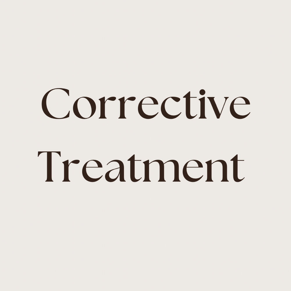 Custom Corrective Treatment