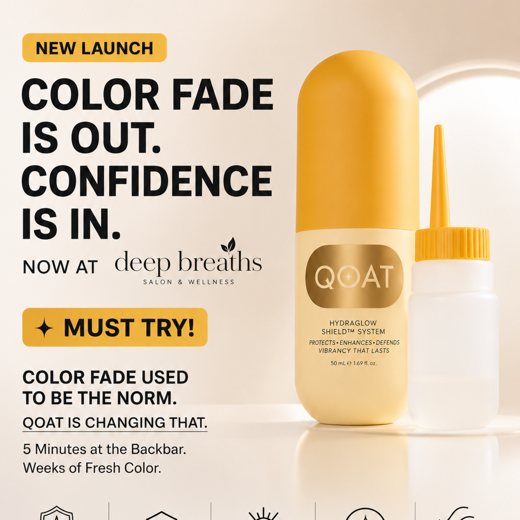 Qoat at Deep Breath Salon & Holistic Center in Western Cranston, RI