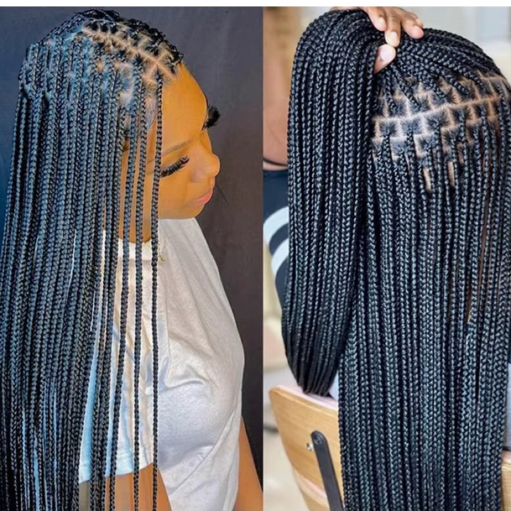Nhotless Miduim at Reyes Styles Barbershop & Salon in Salisbury, MD
