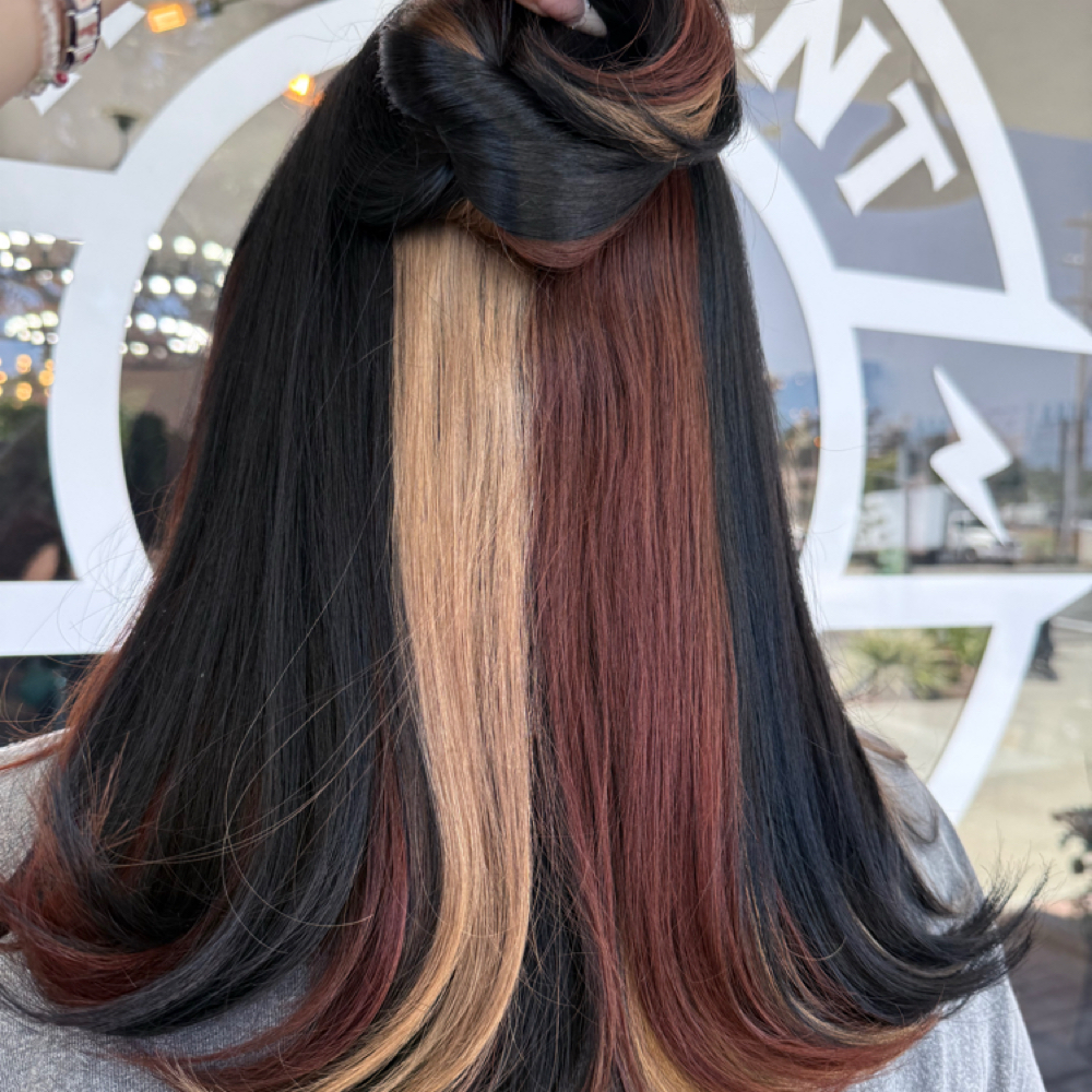 Multi-Color Block at BusyScissorhands in Vista, CA