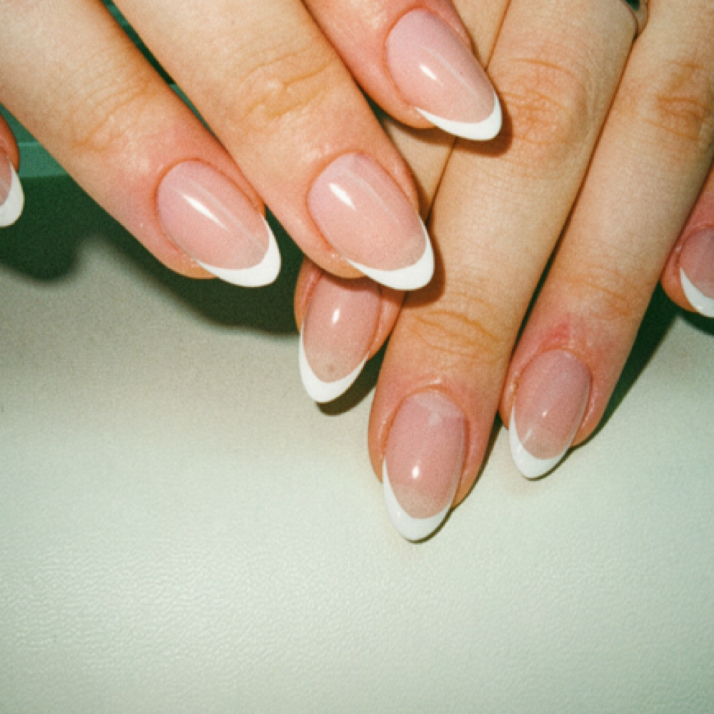 Hand Painted French Tips at AllyElements in White Plains, NY