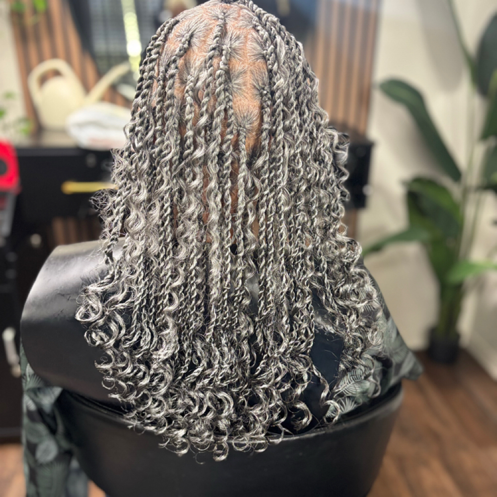 BOHO Knotless Braids/Twist at Greaux Hair Studio in Pensacola, FL