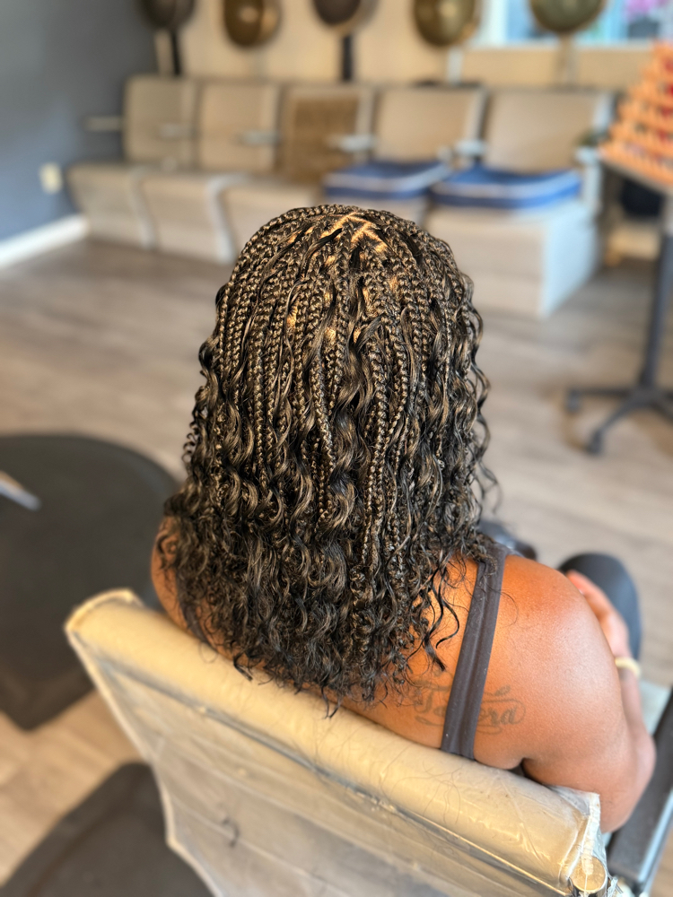 Boho Bob Knotless Braids Smedium at Thema411 in Columbus, GA