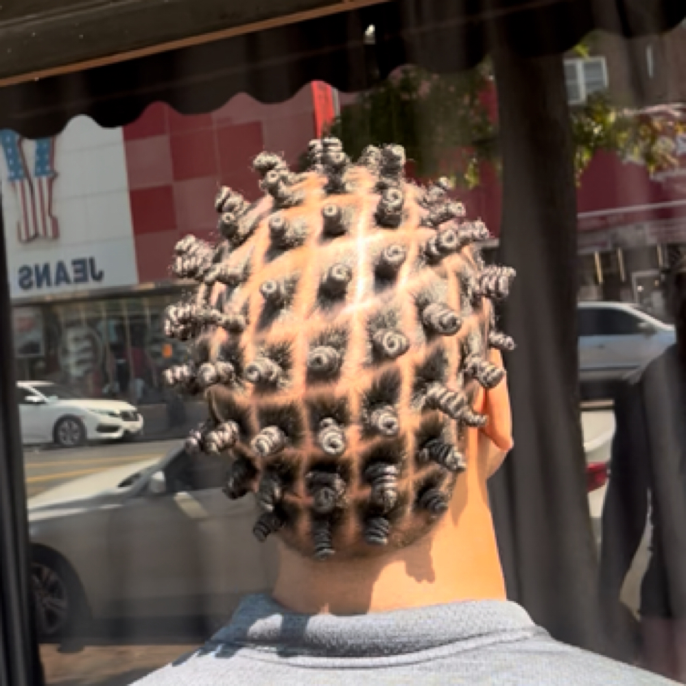 Bantu Knots at Soul Plex Gallery in Brooklyn, NY
