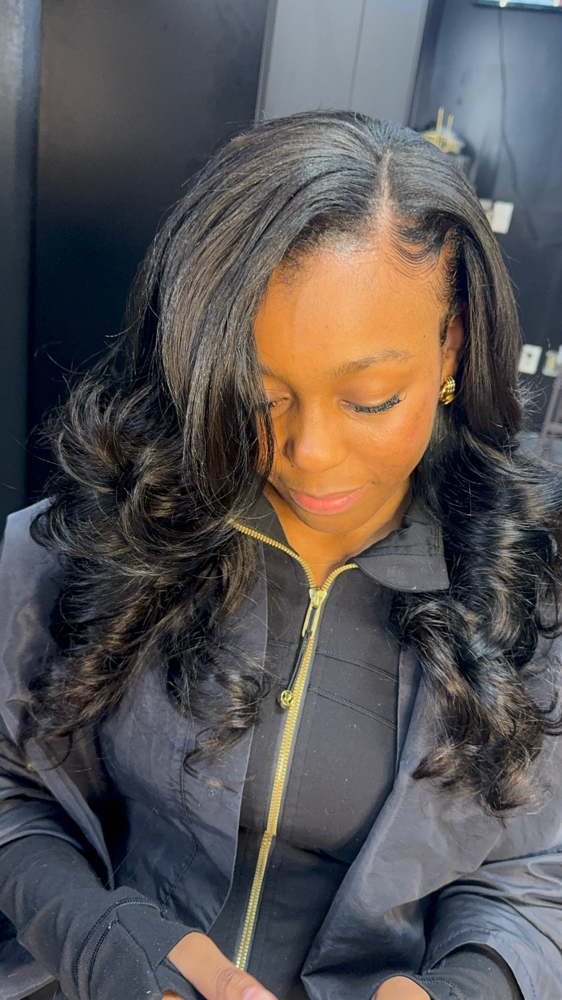 Luxury Hybrid Sew-in w/K-Tips