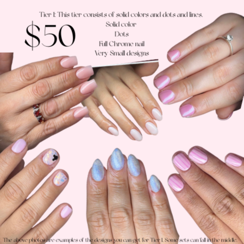 Tier 1 Nails at Mary’s Pink Studio in Laredo, TX