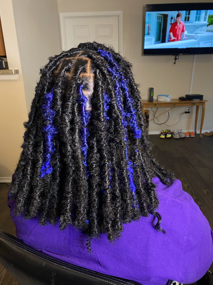 Shoulder Length Butterfly Locs