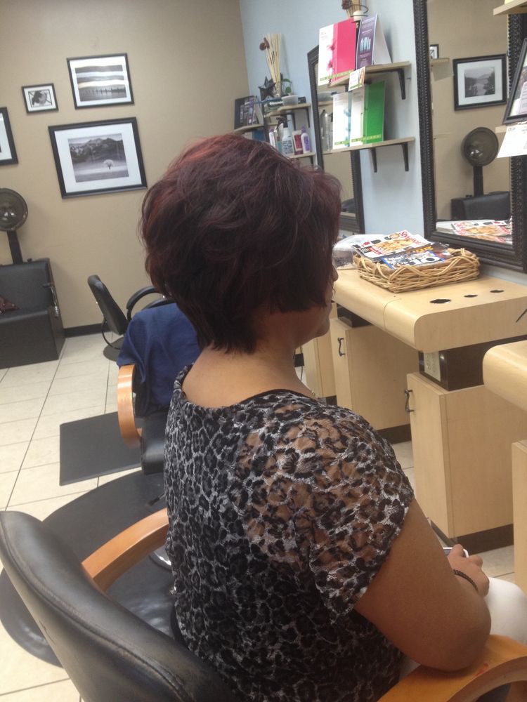 Haircut and Blowdry Short Hair