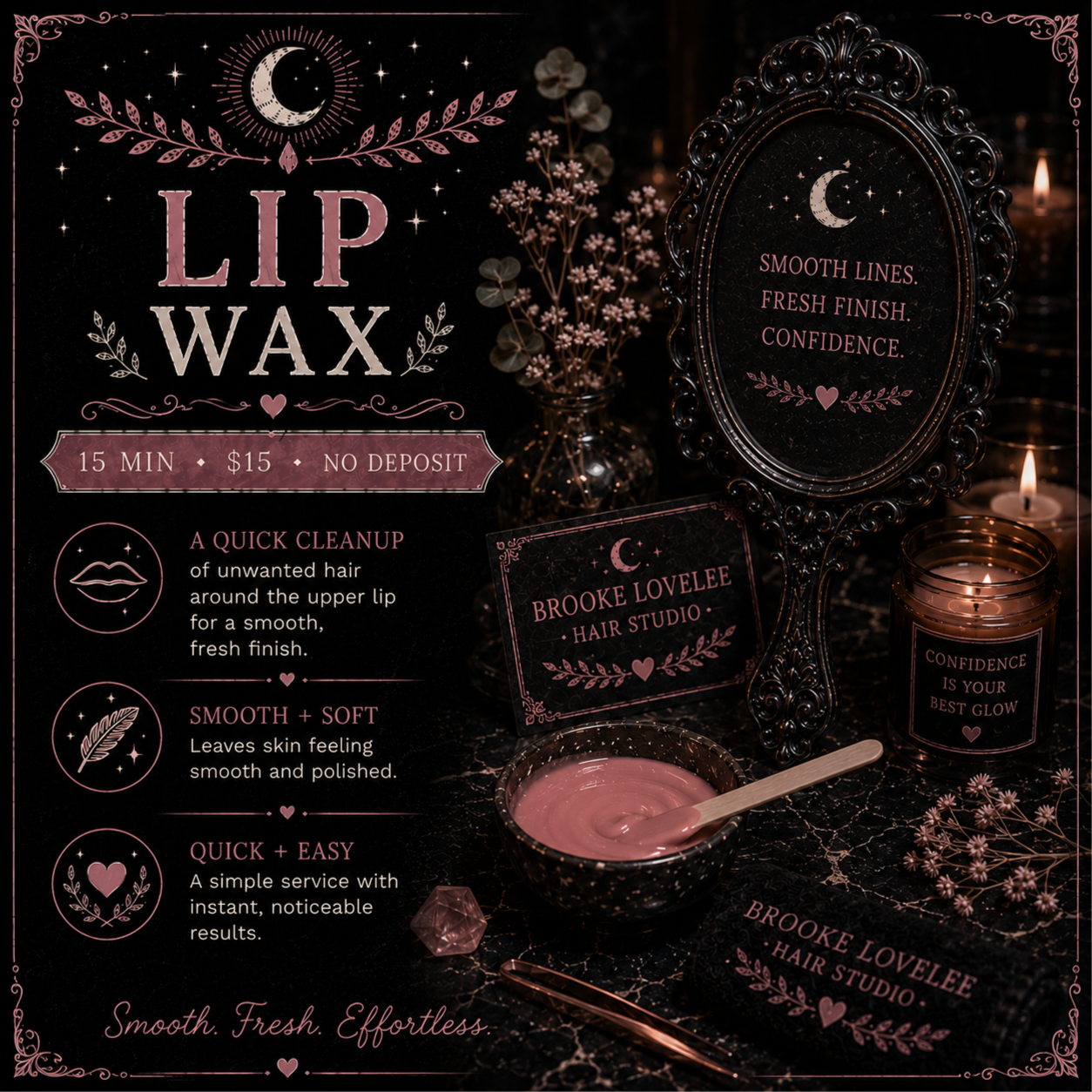 Lip Wax at Brooke Lovelee Hair Studio in Northwood, OH