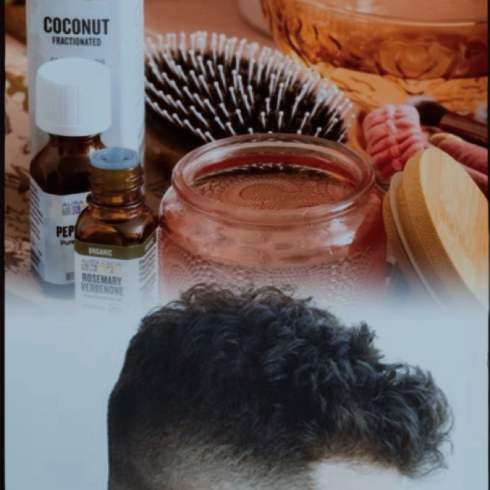 Men haircut & essential oils at Luxe Hair Lounge in brooklyn, NY