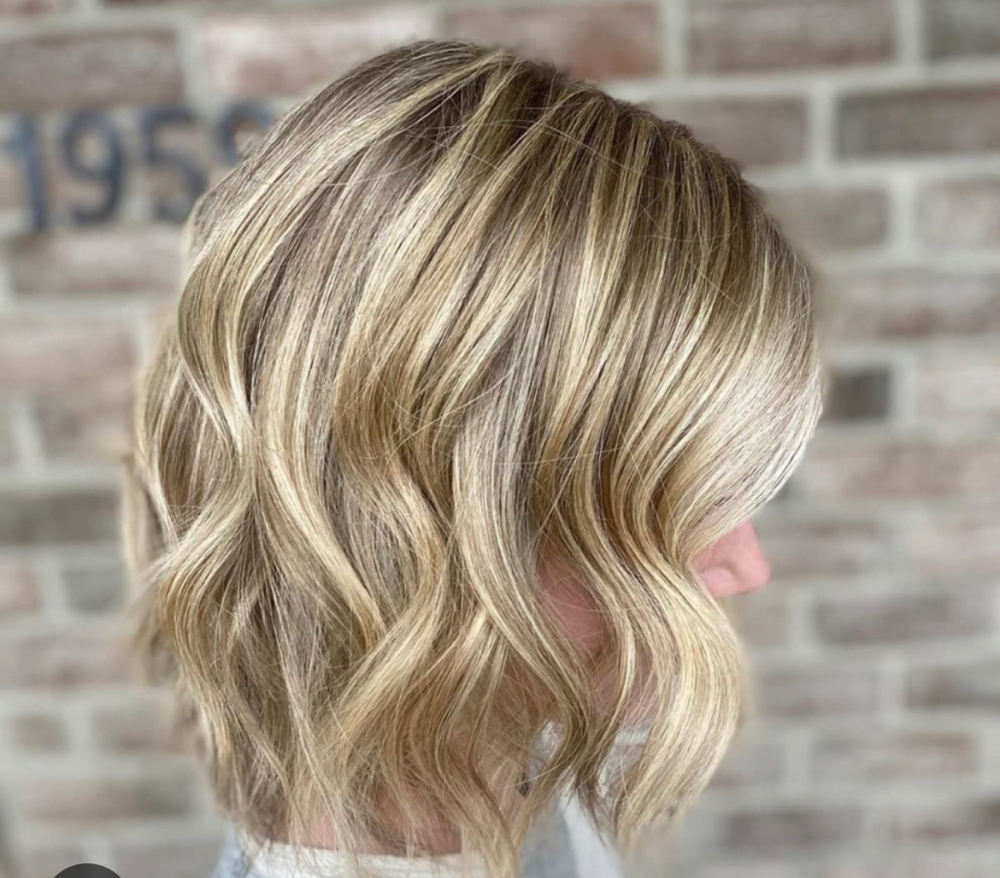 Partial highlight & Root touch Up