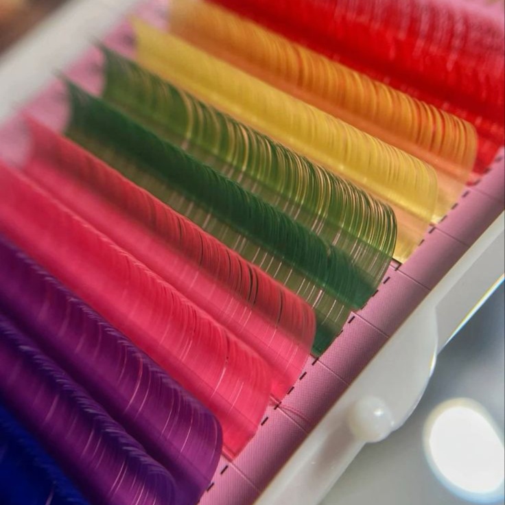 Pop of Lash Color at South Side Styles in Brookville, PA