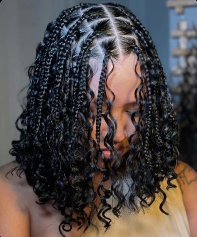 Boho Bob Wet&wavy at Myrathestylist in Philadelphia, PA