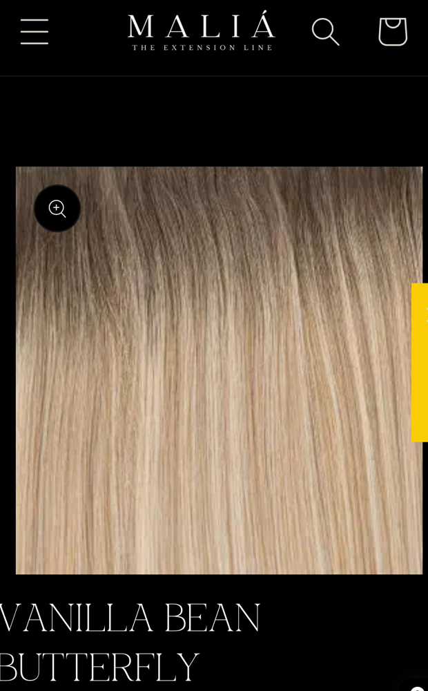 Vanilla Bean Weft Hair Extension