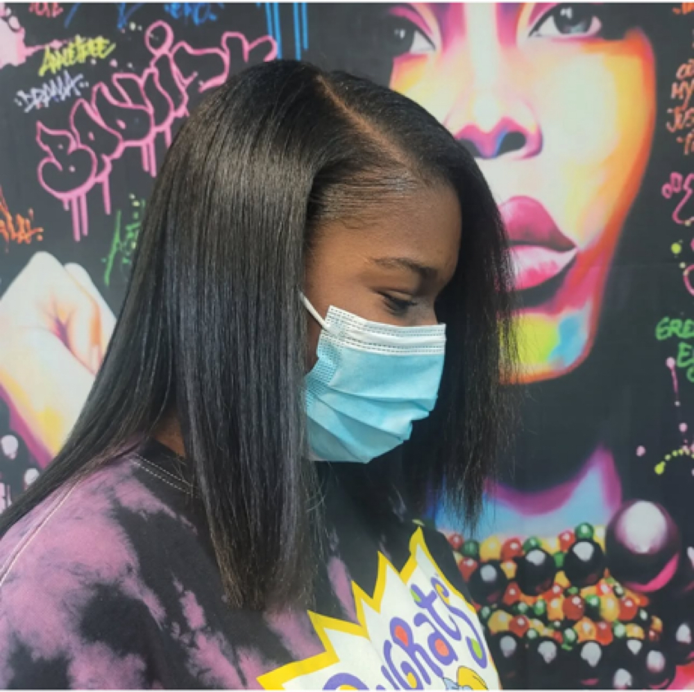 Shampoo/Flat Iron at Color Whipped Hair Studios in Youngstown, OH