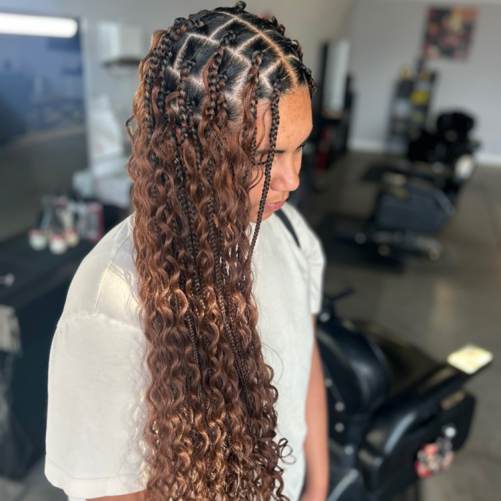 Boho Braids at KenzKuts in Eau Claire, WI