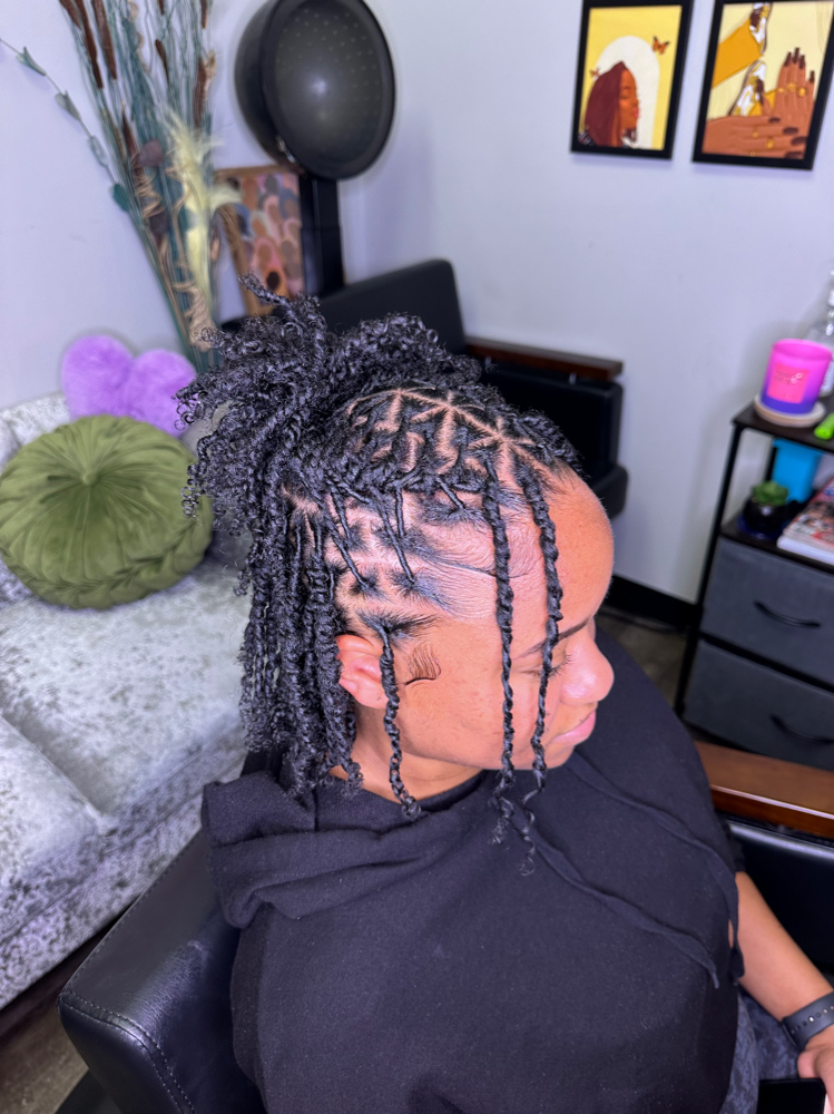 🌱TRIANGLE Part Starter Locs+ Style