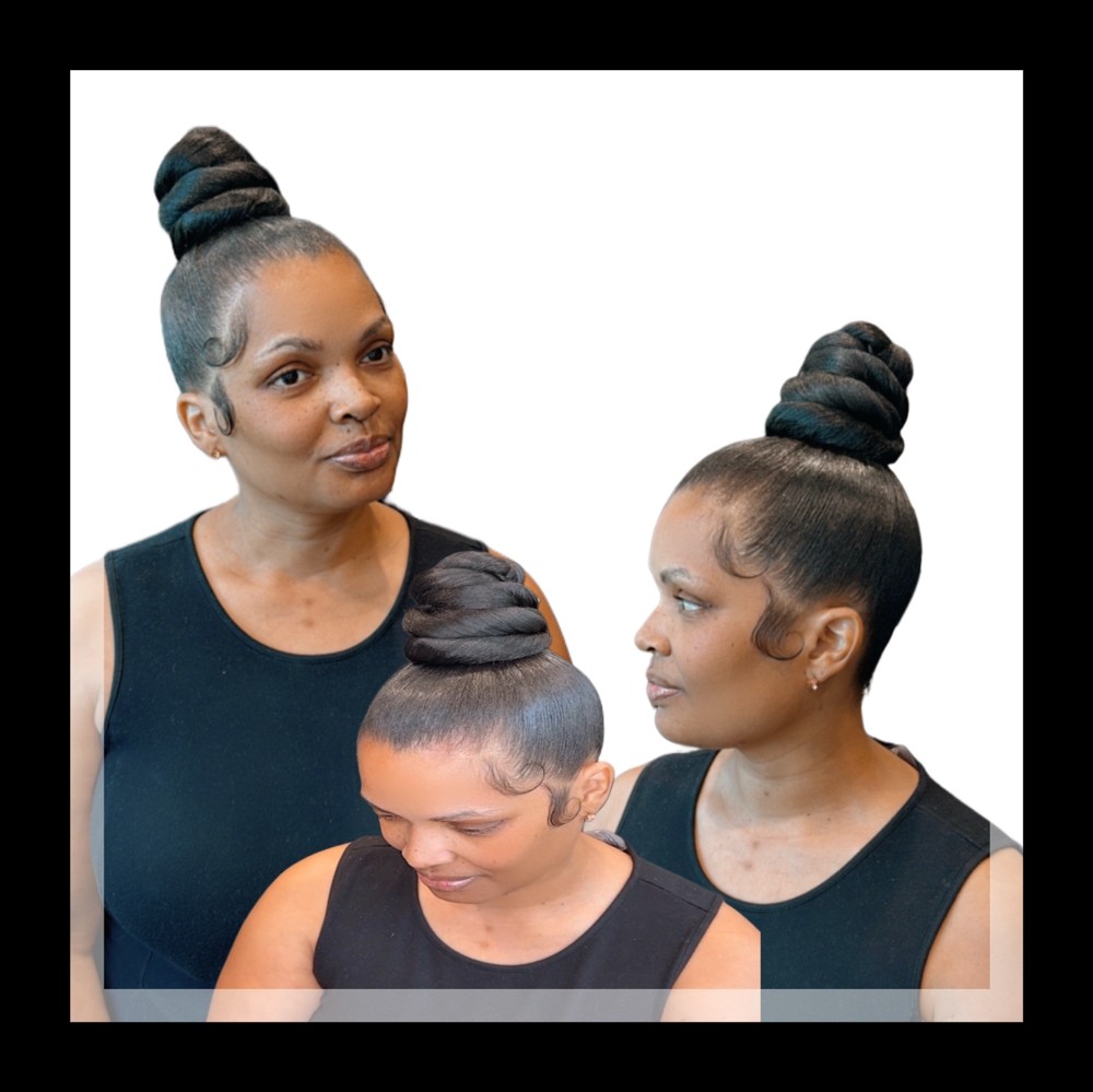 Sleek Top Knot Bun
