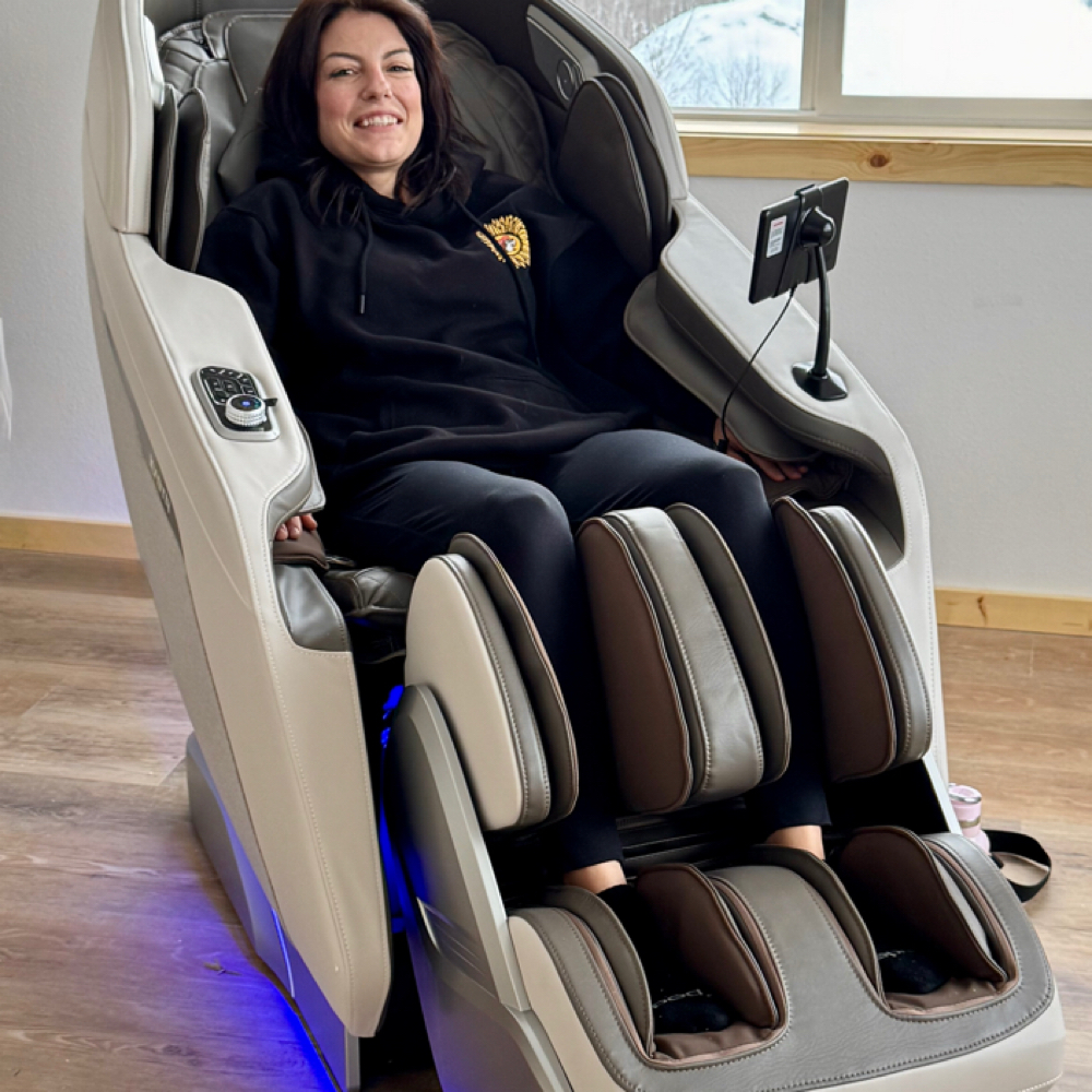 Zero Gravity Massage Chair 1 at Seward’s Resurrection Spa in Seward, AK
