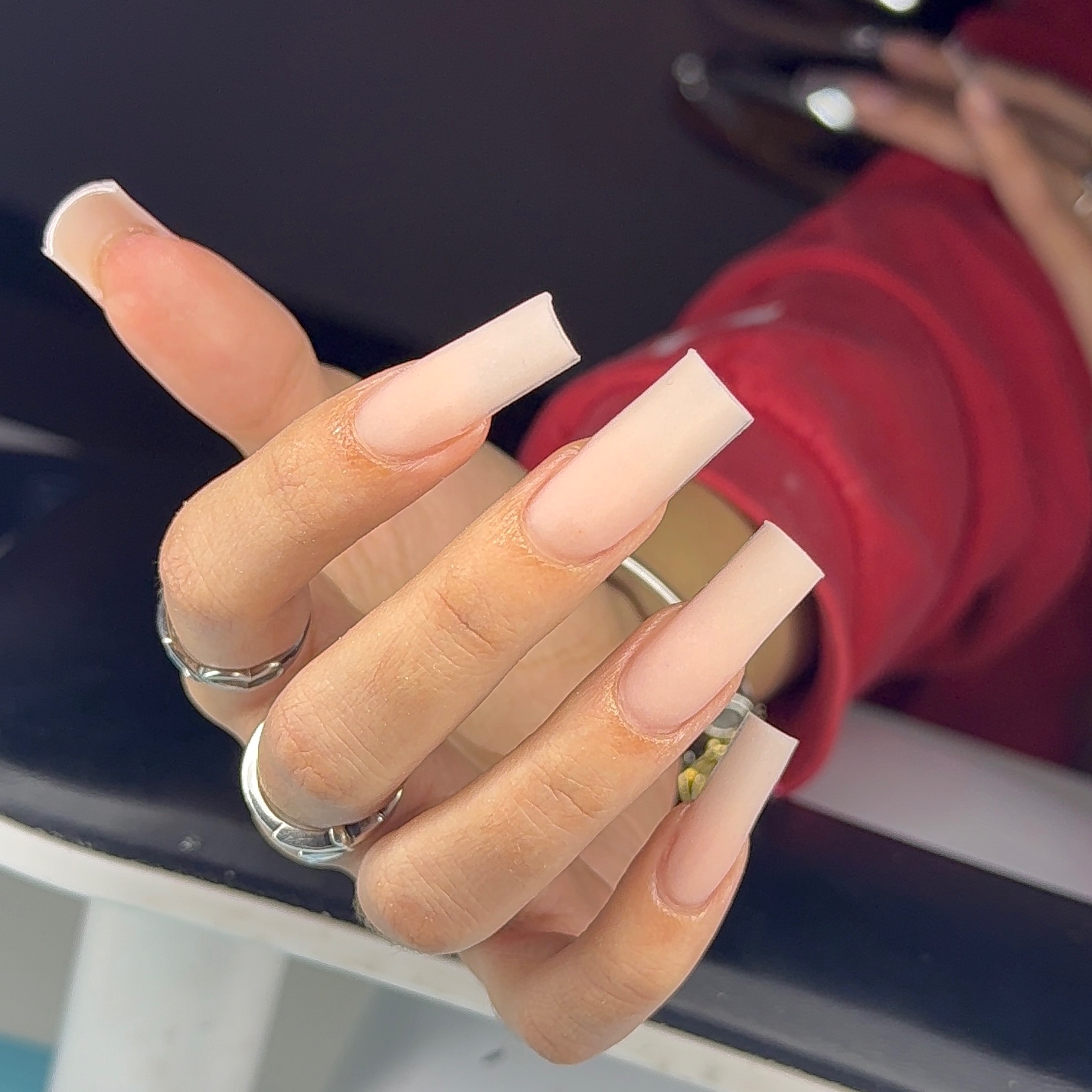 Long Nails at Blessed Beauty🤍✝️ in Lubbock, TX