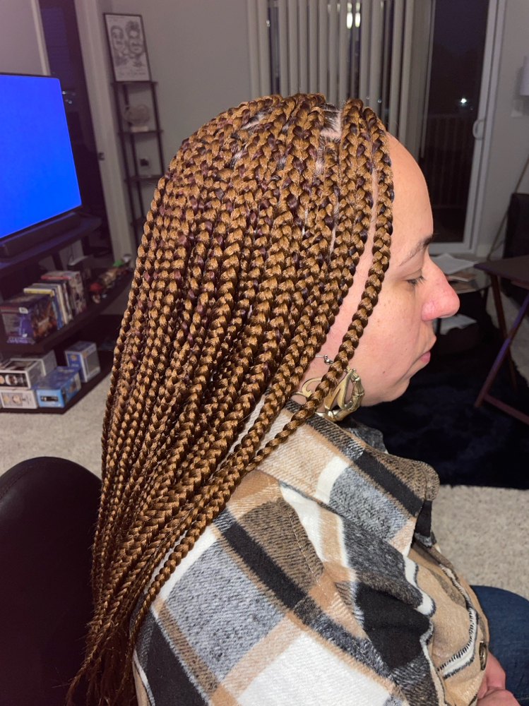 Medium Box Braids