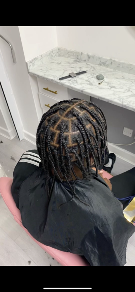 Individual Men Braids