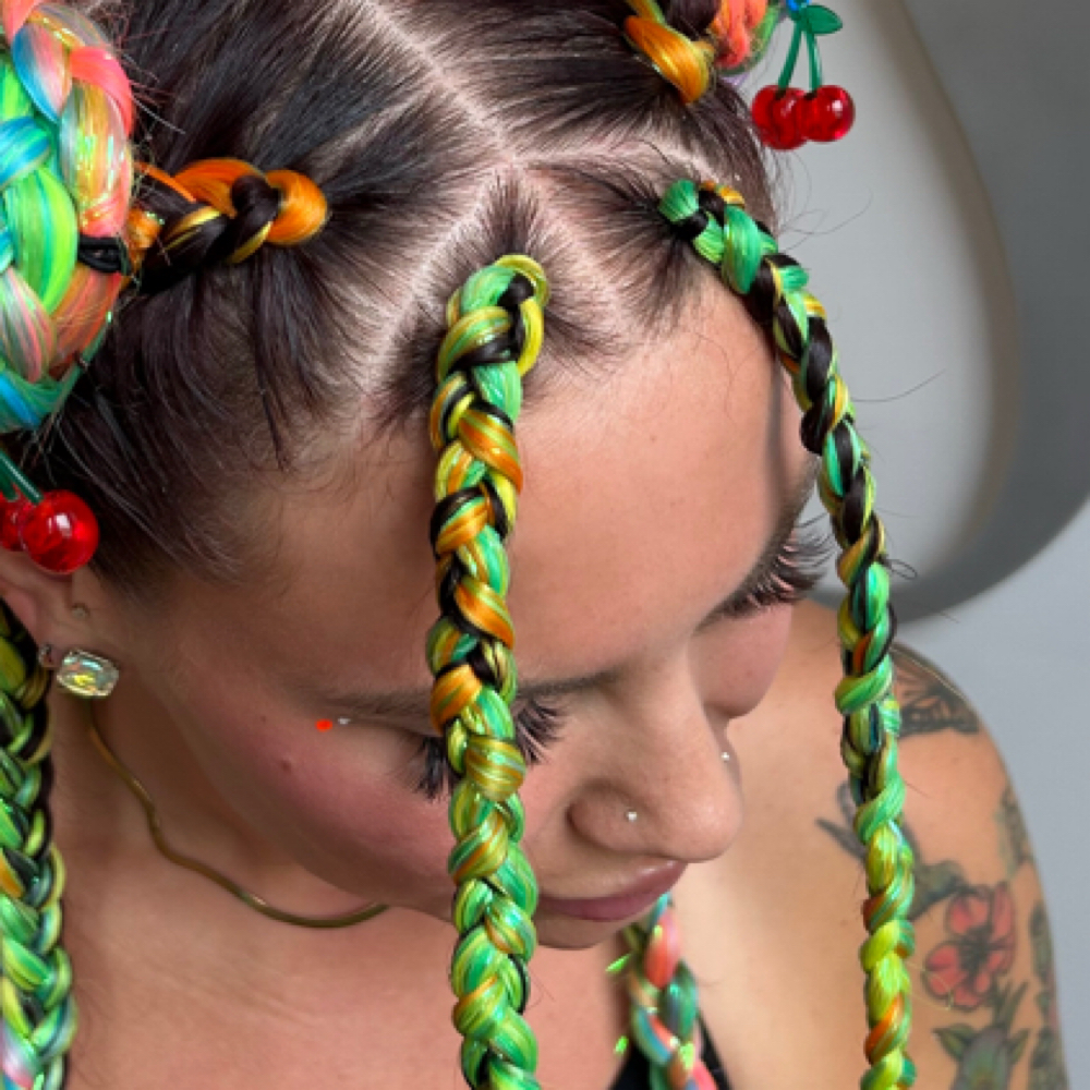 Add-on Face Framing To The Scalp at Rainbow Balayage in Charlotte, NC