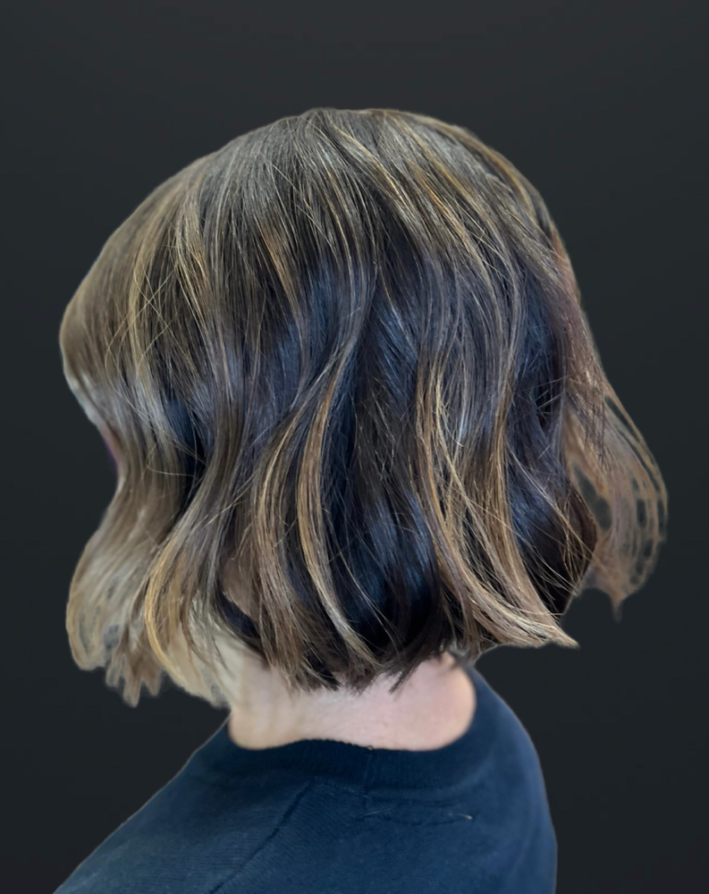 Short/Med length Haircut & Blowout