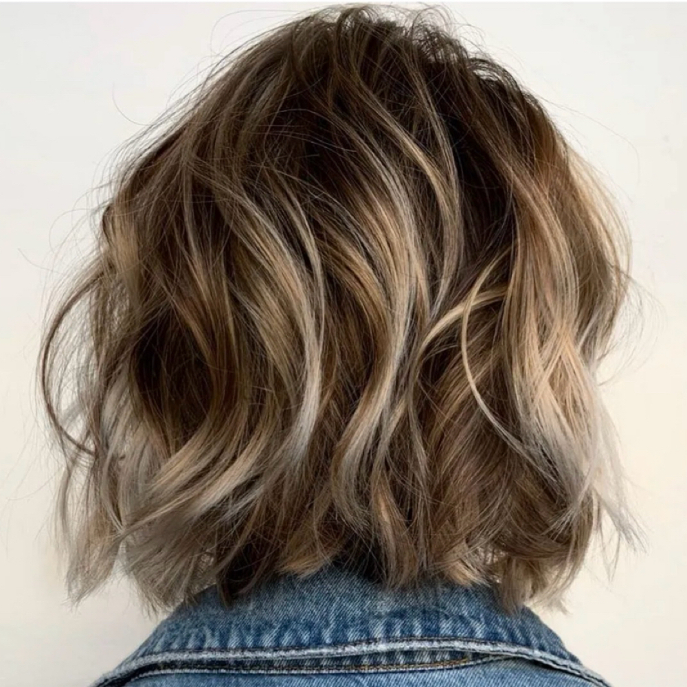 Short Hair Partial Highlight/lowlig at Bryant Salon and Spa in Sioux Falls, SD