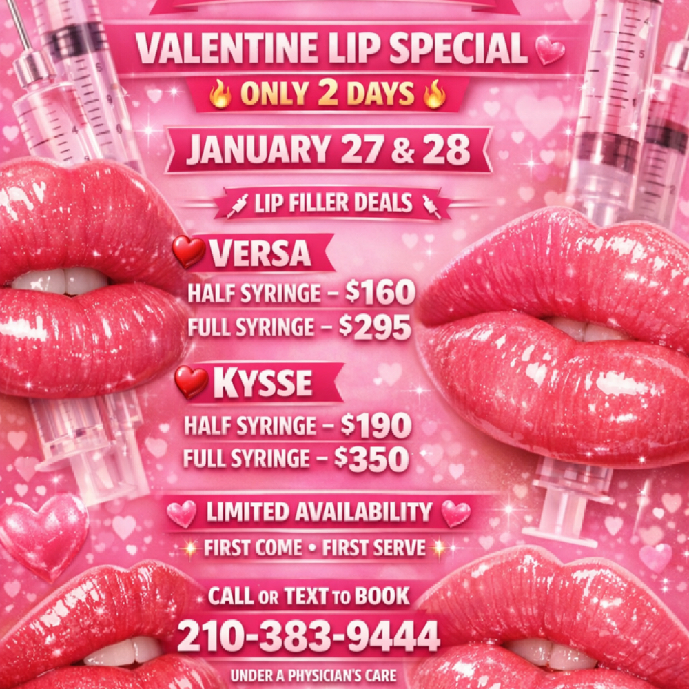 1 Year Anniversary Lips at The Glam Pad in San Antonio, TX