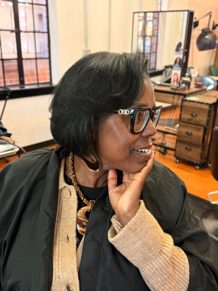 Silk Press at The Curl Pin in Alexandria, VA