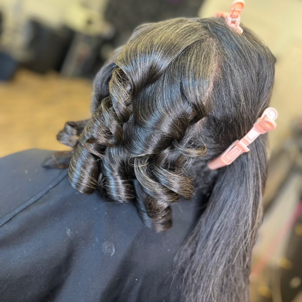 The Works at Glamour Girls Hair Studio in Garfield Heights, OH