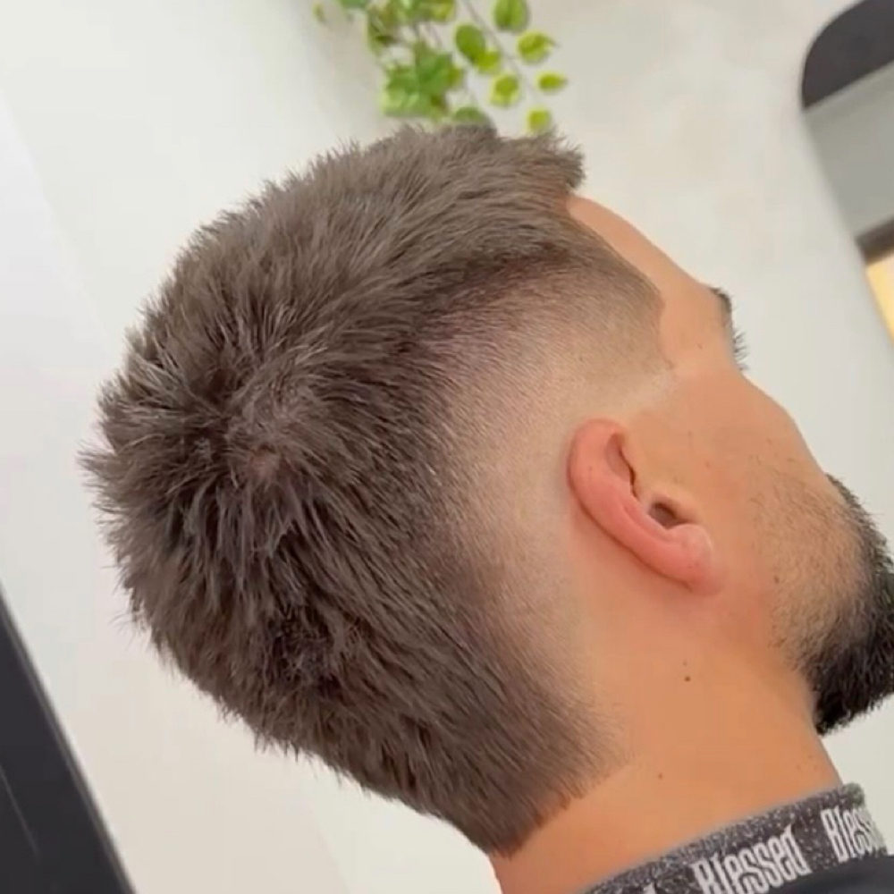Detailed Haircut at Blondish in Spanish fort, AL