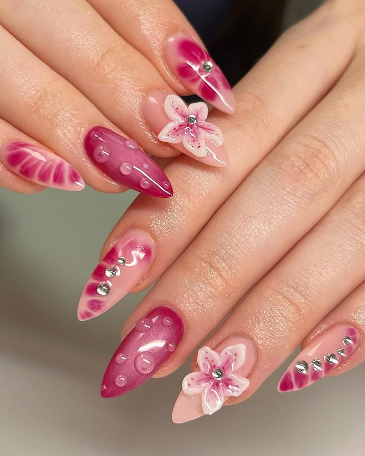 3D Gel Flower Art