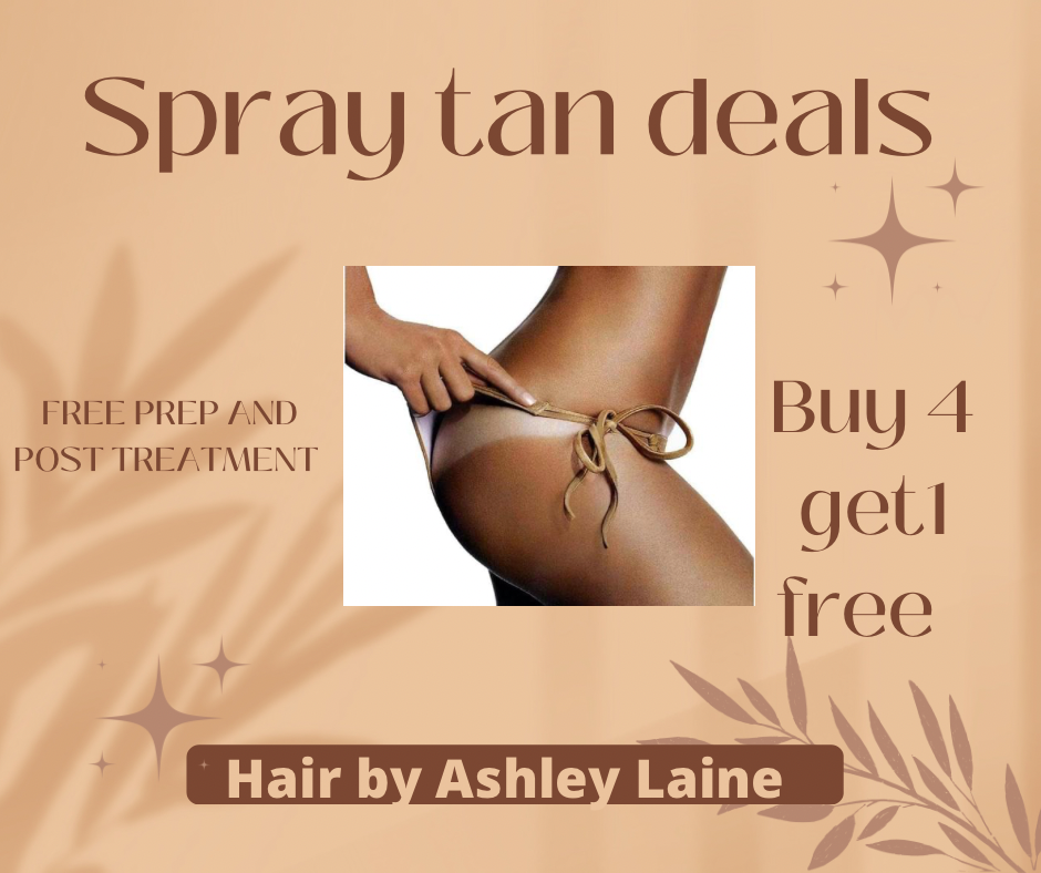 Spray Tan Buy 4 Get 1 Free