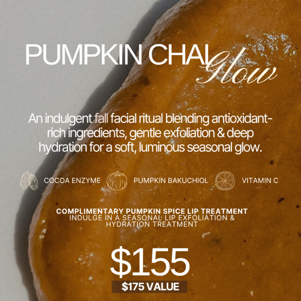 Pumpkin Chai Glow Facial at The Coastal Cove Salon & Spa in Spring, TX