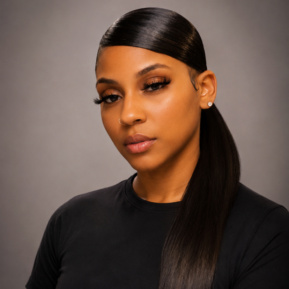 Sleek Ponytail at Sydnii CharManez in Regency, VA