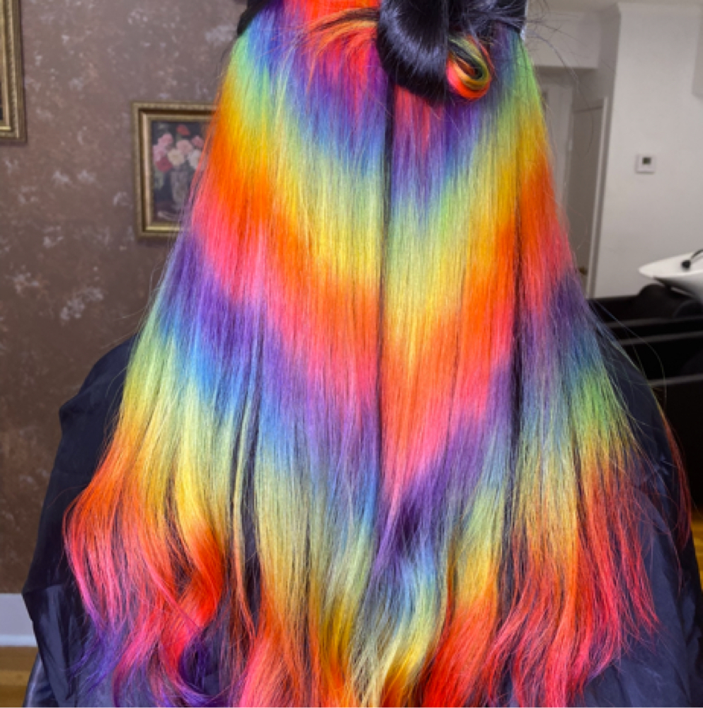 Fashion Or Vivid Color at Frilly Beauty in Hattiesburg, MS