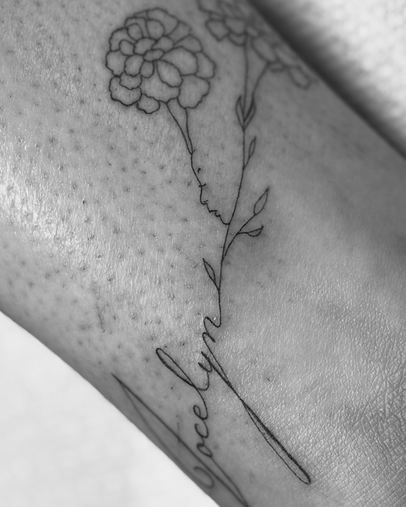 medium apprentice tattoo (4-6”)🪐