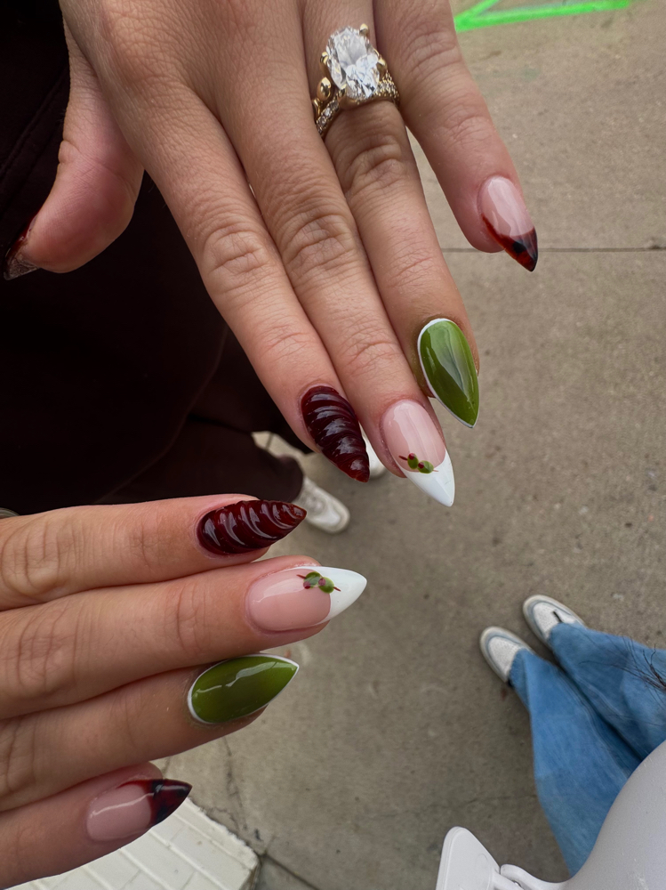 PolyGel/ Acrylic Full Set with Tips at Nails by Portia in Denver, CO