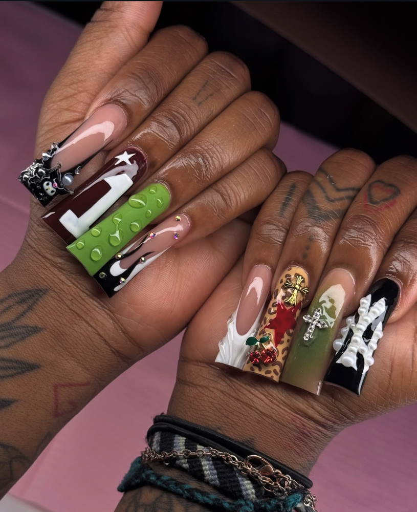 💅 Full Set Nails (Extra long)