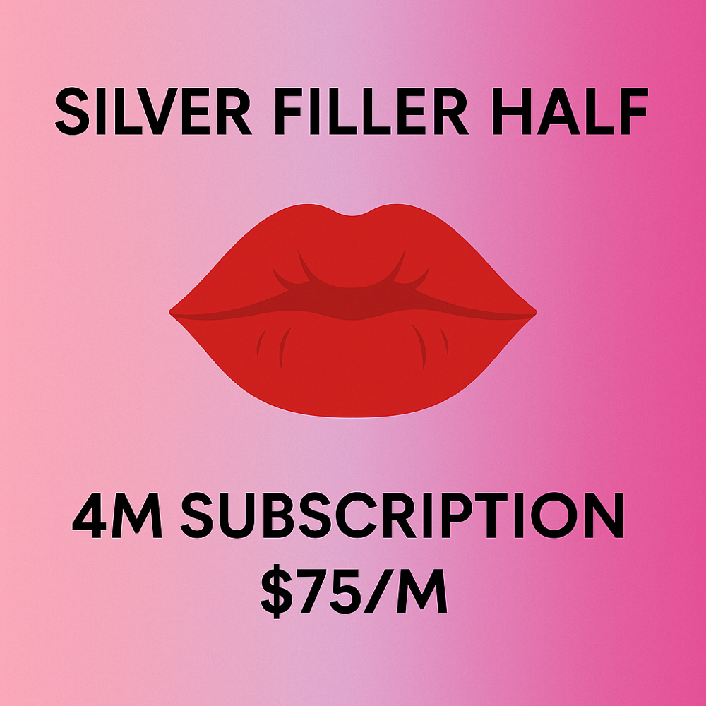 SILVER FILLER HALF- 4M SUBSCRIPTION at BeautyHolic Aesthetics LLC in Lubbock, TX