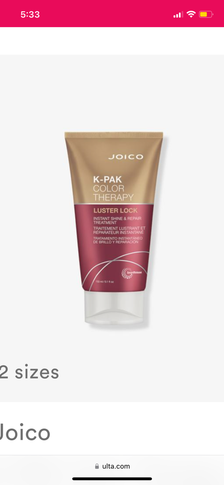 Joico Repair Treatment