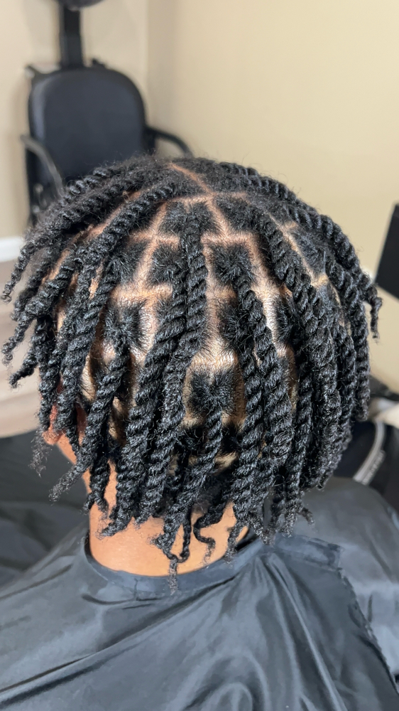 TWO STRAND TWIST (FULL HEAD)