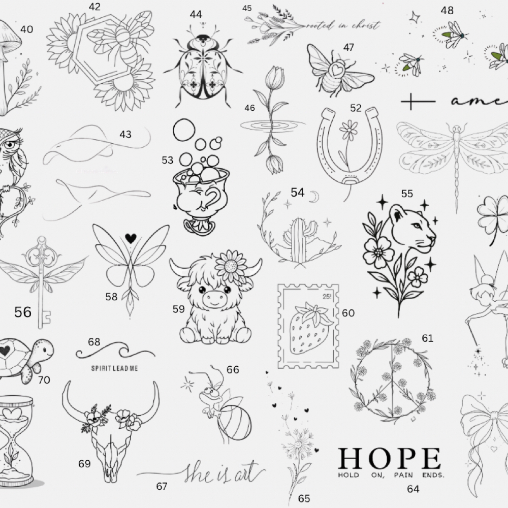 Tattoo Inspo at PuraVita LLC in Sumrall, MS