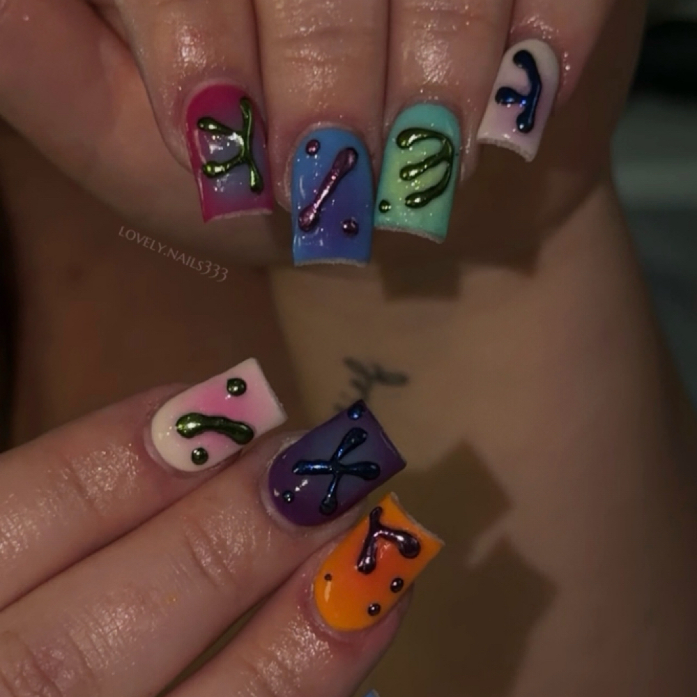 freestyle set fill in at Lovely Nails in New Carlisle, OH