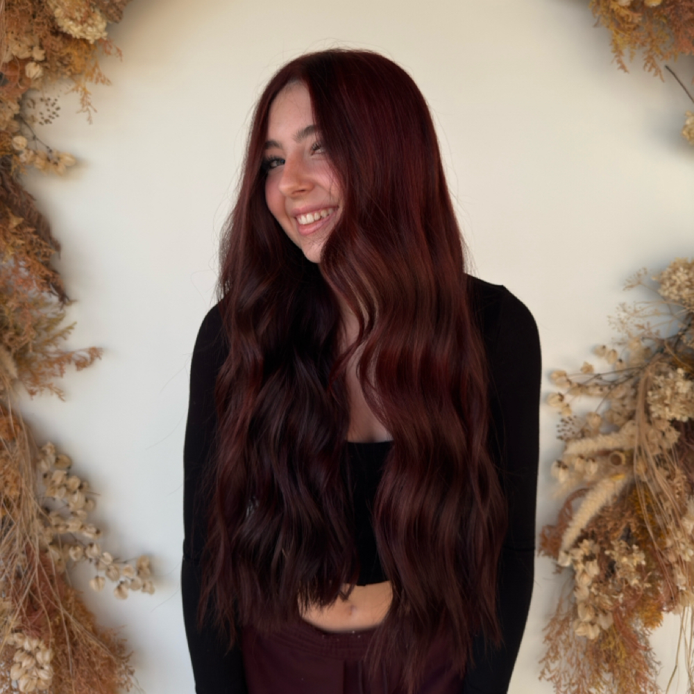 Red transformation at Hair by Kaylee in Dayton, OH