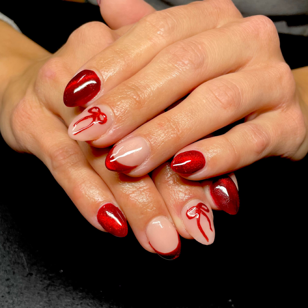 Short Acrylic Set at Beauty on The Bricks in Hays, KS