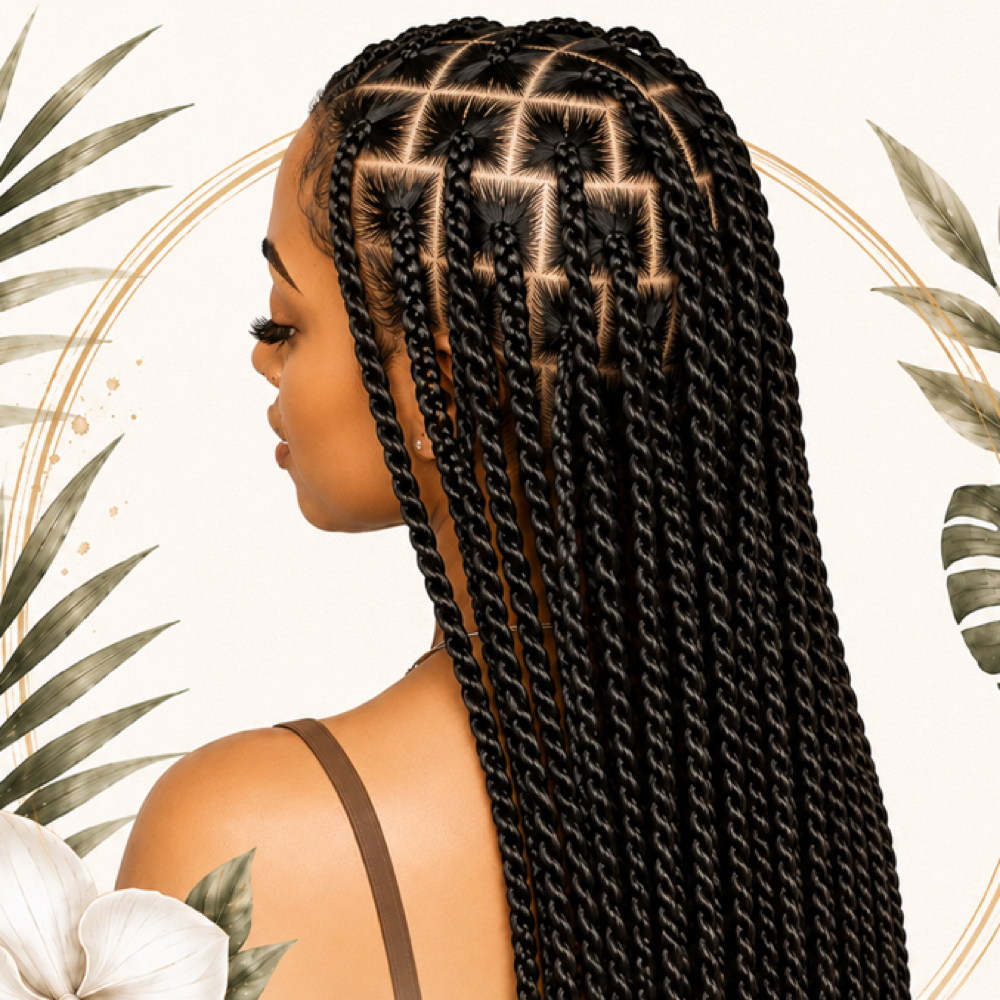 Hair Added Twists at Zmossbeauty Spa in Brandon, FL