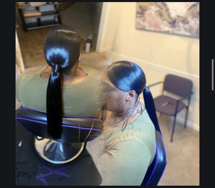 Sleek Ponytail at V Styles LLC in Horn Lake, MS